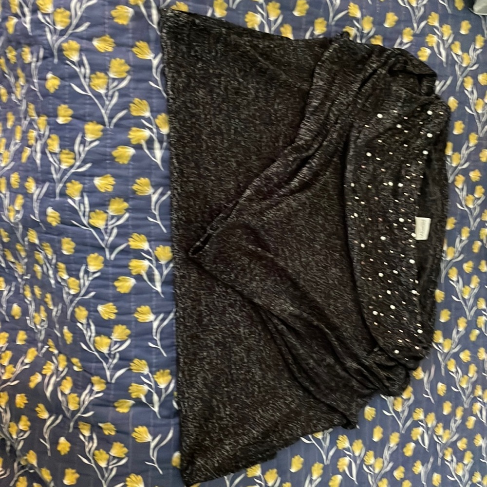 Chico’s Zynergy Tunic Top, Studded Collar
